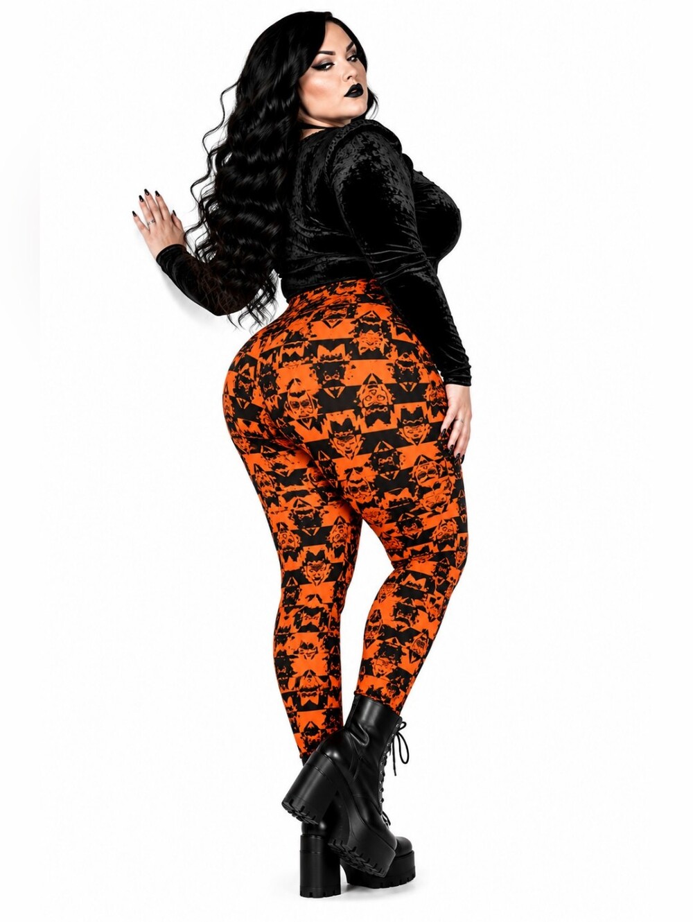 Lularoe Halloween Dracula Halloween Leggings - Picture 6 of 11